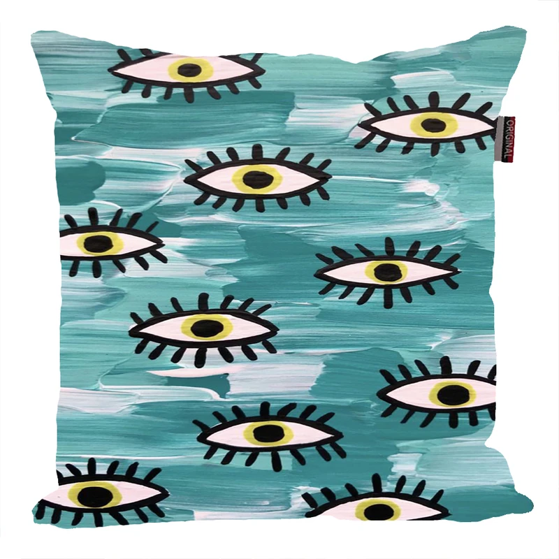 کوسن ناریکو مدل فانتزی طرح چشم نظر کد 05653