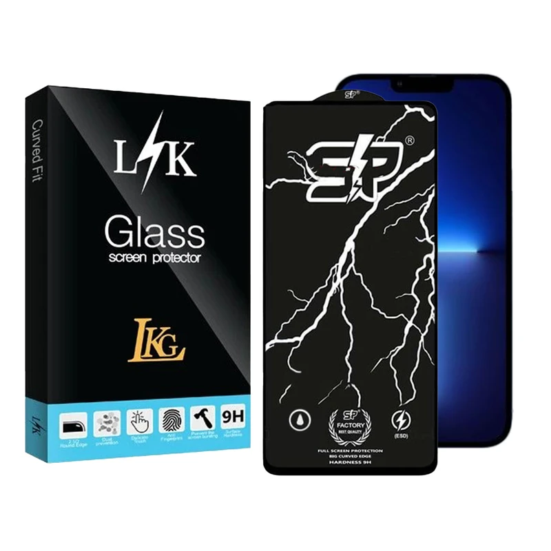 محافظ صفحه نمایش ال کا جی مدل اس پی مناسب برای گوشی موبایل اپل iPhone 13 Pro Max