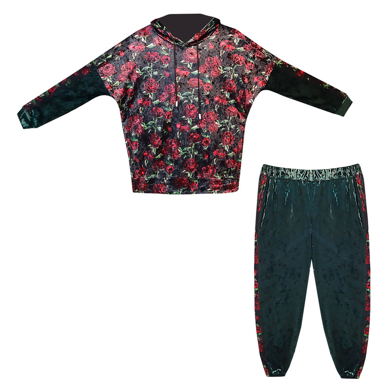 ست هودی و شلوار زنانه مدل 003