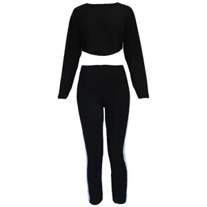 ست نیم تنه و شلوار ورزشی زنانه مدل N-S30