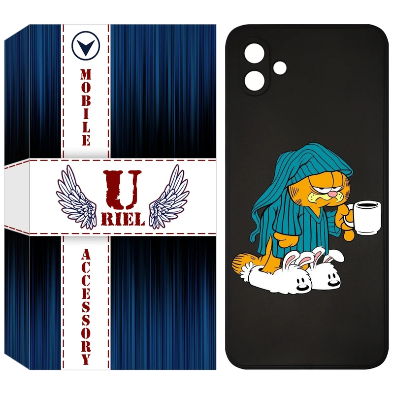 کاور یوریل مدل KSH کد 72 طرح گارفیلد مناسب برای گوشی موبایل سامسونگ Galaxy A05