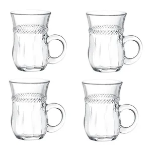 استکان مادام کوکو مدل Garen Glass Tea 140 بسته چهار عددی