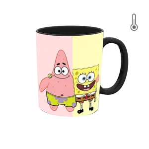 ماگ حرارتی طرح ست باب اسفنجی و پاتریک