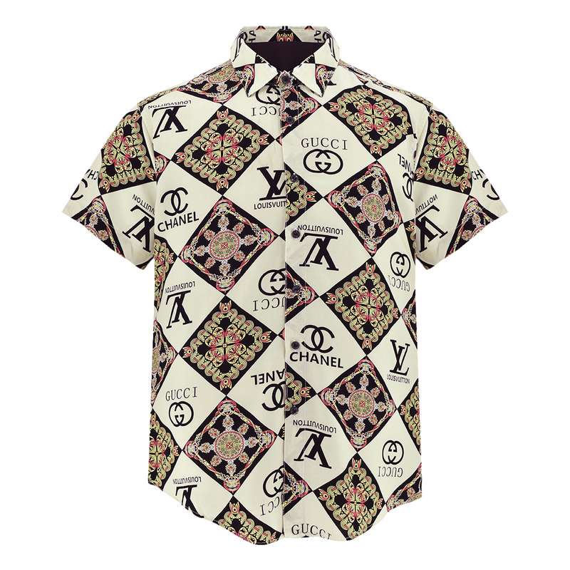 پیراهن آستین کوتاه مردانه مدل M2613