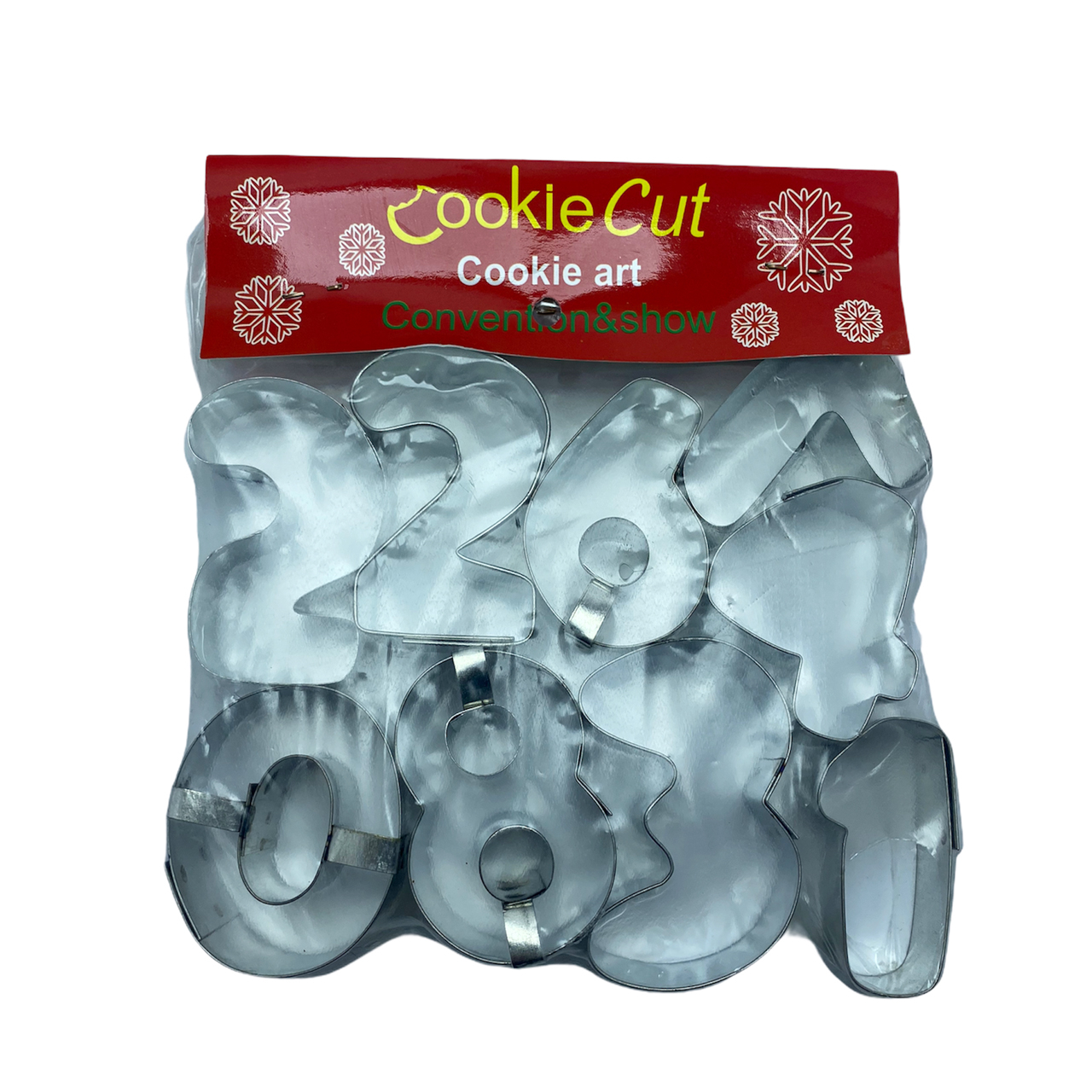 کاتر شیرینی پزی طرح اعداد مدل D9 مجموعه 9 عددی