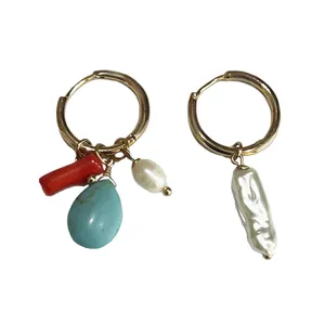 گوشواره زنانه تاش مدل کالر پیلس