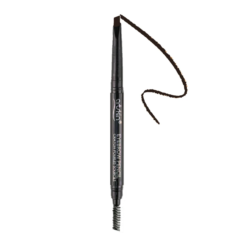 مداد ابرو آرتین مدل CRAYON POURLES SOURCILS شماره 06 رنگ قهوه ای خیلی تیره