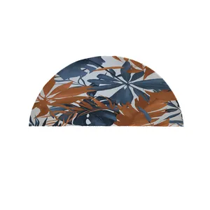 پادری مدل نیم دایره طرح برگ کد 9285 سایز 90×45 سانتی متر