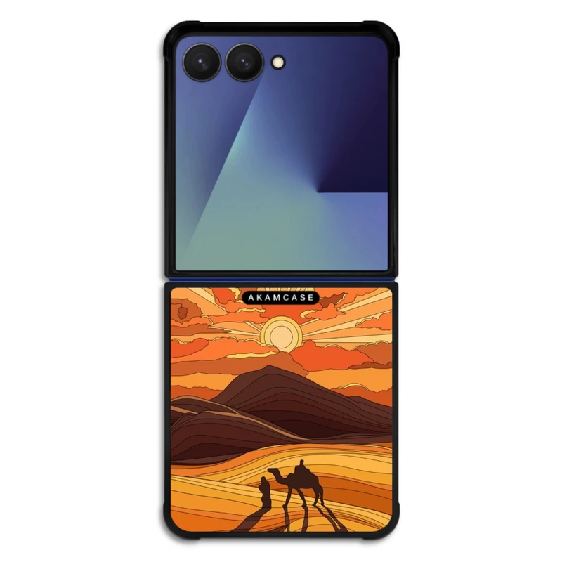 کاور آکام مدل AMC-WSGZFLIP7-DESERT-8 مناسب برای گوشی موبایل سامسونگ Galaxy Z Flip 7