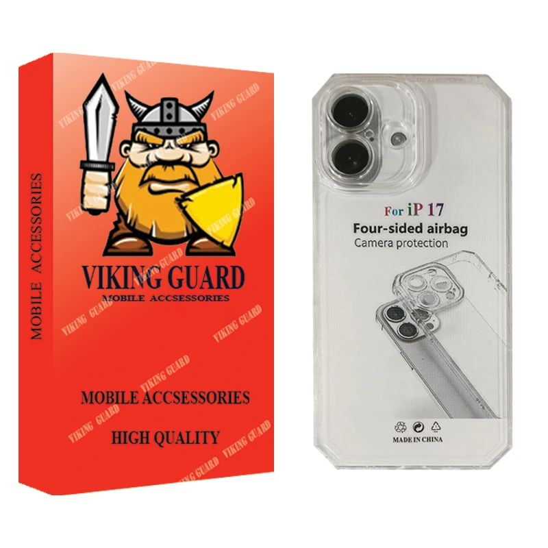 کاور وایکینگ گارد مدل ژله ای مناسب برای گوشی موبایل اپل iPhone 17