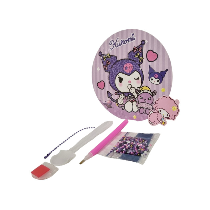 بازی آموزشی مدل ساخت نقاشی الماسی طرح بادبزن کد B20