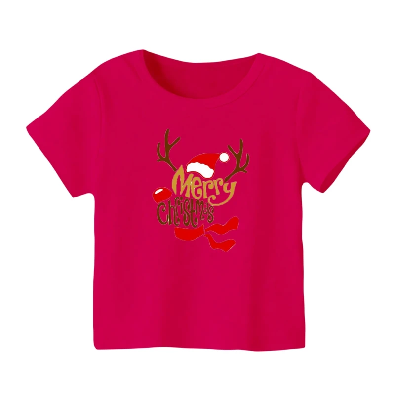 تی شرت آستین کوتاه بچگانه مدل نوشته کریسمس کد 26