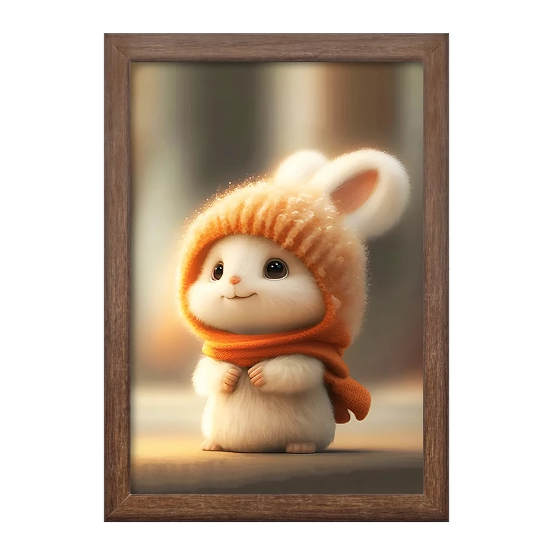 تابلو خندالو طرح خرگوش بامزه کد F5731