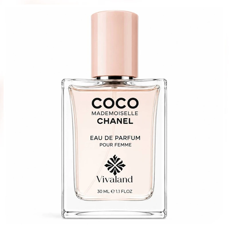 ادوپرفیوم زنانه ویوالند مدل coco mademoiselle با رایحه گرم، معتدل حجم 30 میلی لیتر