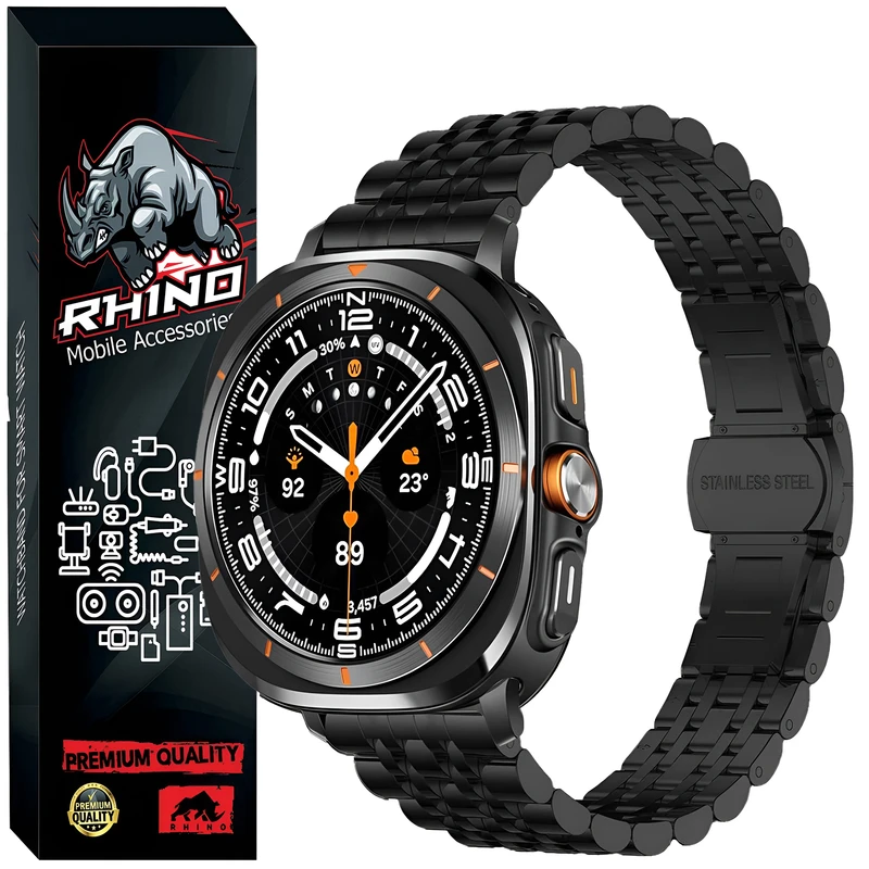 بند راینو مدل W8-7Bead مناسب برای ساعت هوشمند سامسونگ Galaxy Watch 8 46 میلی متر / وونک Galaxy 8 46 میلی متر