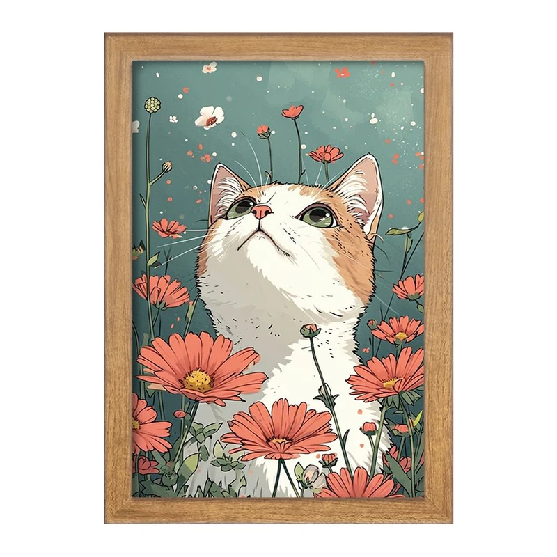 تابلو خندالو مدل گربه (Cat) کد F2950