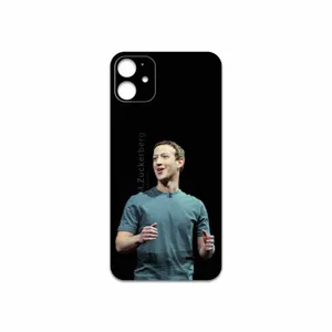 MAHOOT Mark Zuckerberg Cover Sticker for Apple iPhone 11