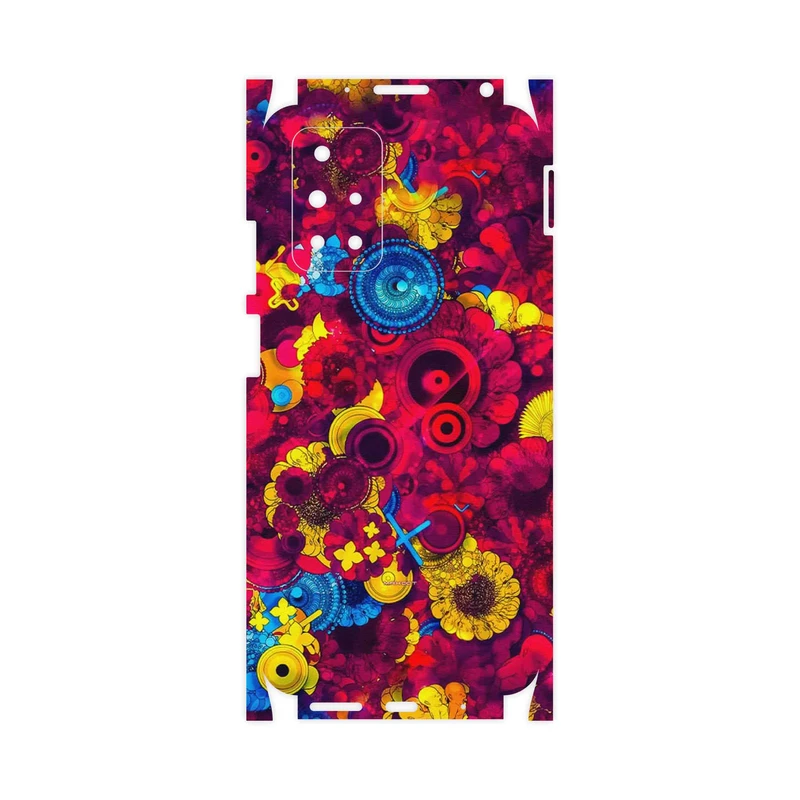برچسب پوششی ماهوت مدل Vector Flower Garden Digital Art-FullSkin مناسب برای گوشی موبایل شیائومی Redmi 10 Prime