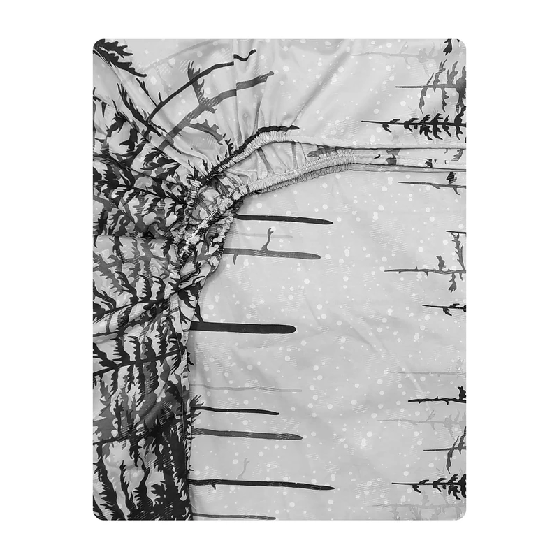 ملحفه آدنو مدل کاج کد IR164 سایز 140x200 سانتی متر