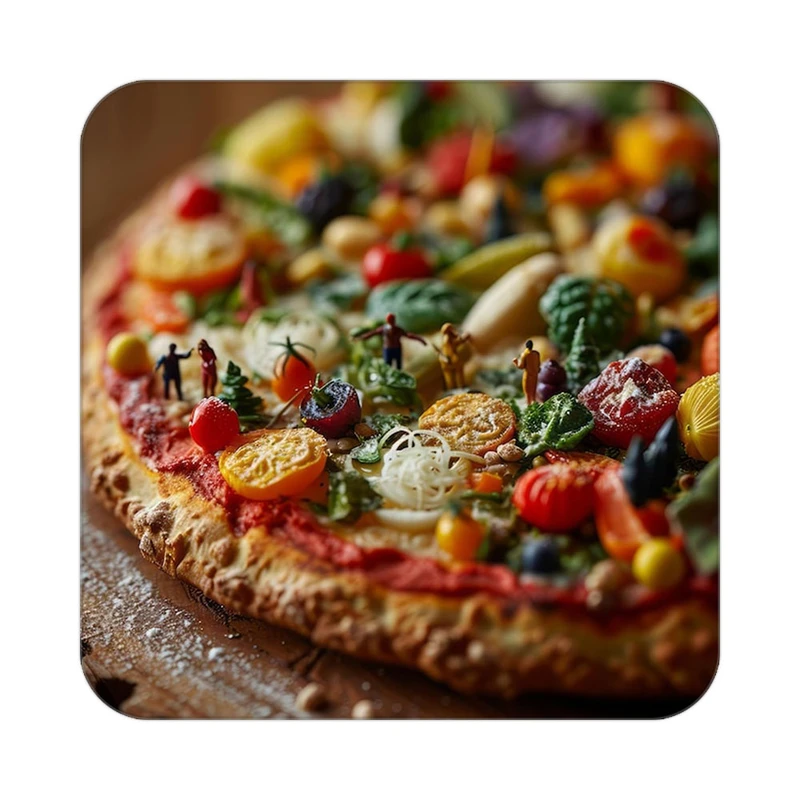 زیر لیوانی کاکتی طرح میوه مدل mp22712