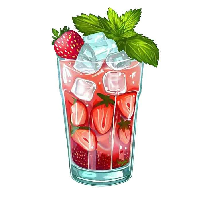 استیکر پارچه و لباس پاد آفرین مدل نوشیدنی کد 727