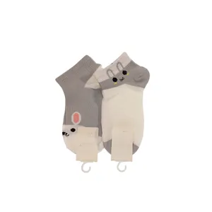 جوراب دخترانه مدل فانتزی کد 01023.2 بسته 2 عددی