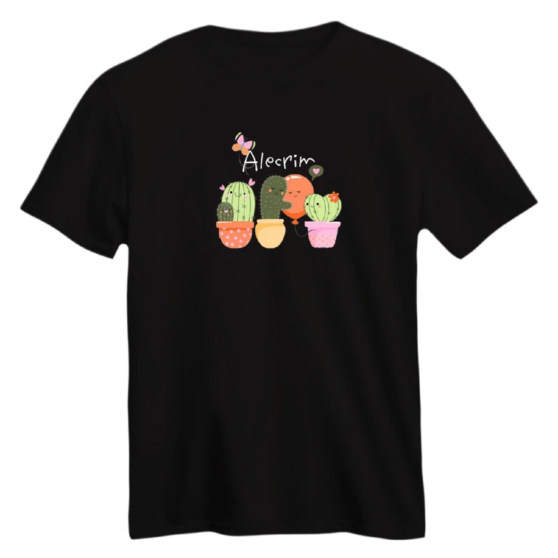 تی شرت آستین کوتاه زنانه مدل کاکتوس کد ۱