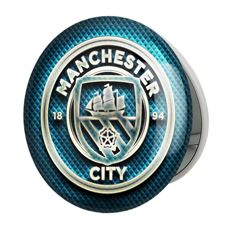 آینه جیبی خندالو طرح باشگاه منچستر سیتی مدل تاشو کد 26799 