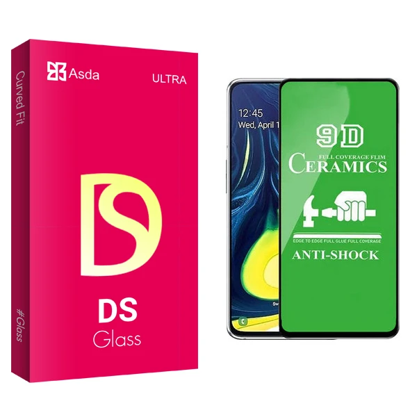 محافظ صفحه نمایش 9D آسدا مدل DS glass مناسب برای گوشی موبایل سامسونگ Galaxy A10 / A10s / M10