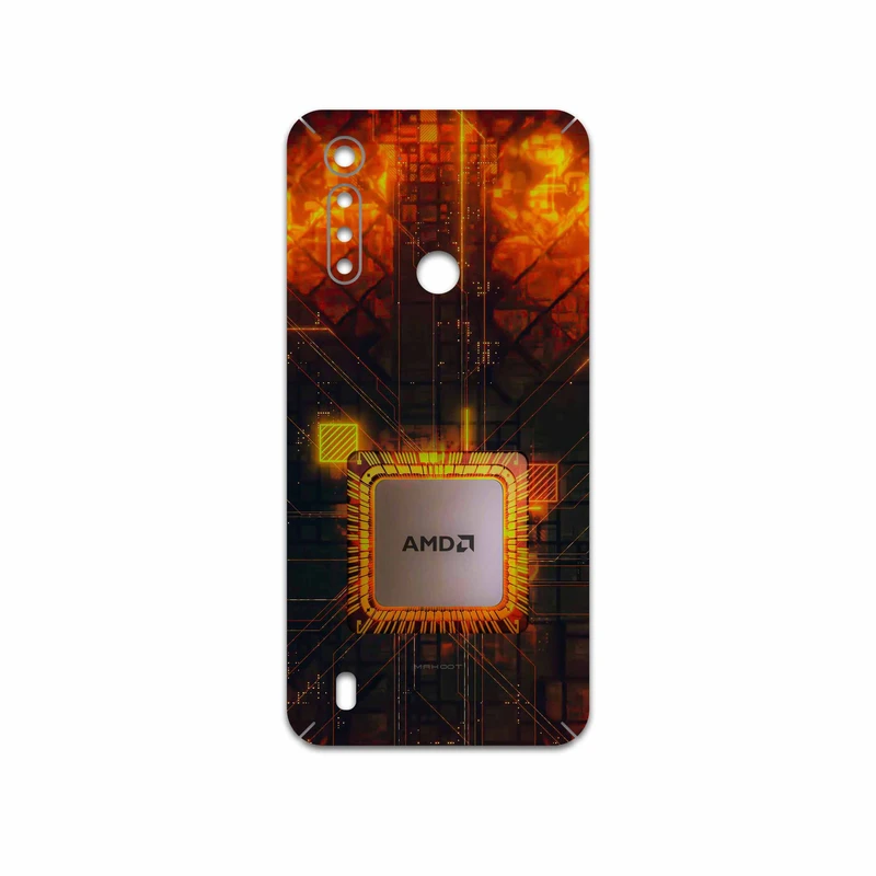 برچسب پوششی ماهوت مدل AMD Brand مناسب برای گوشی موبایل موتورولا Moto G8 Power Lite