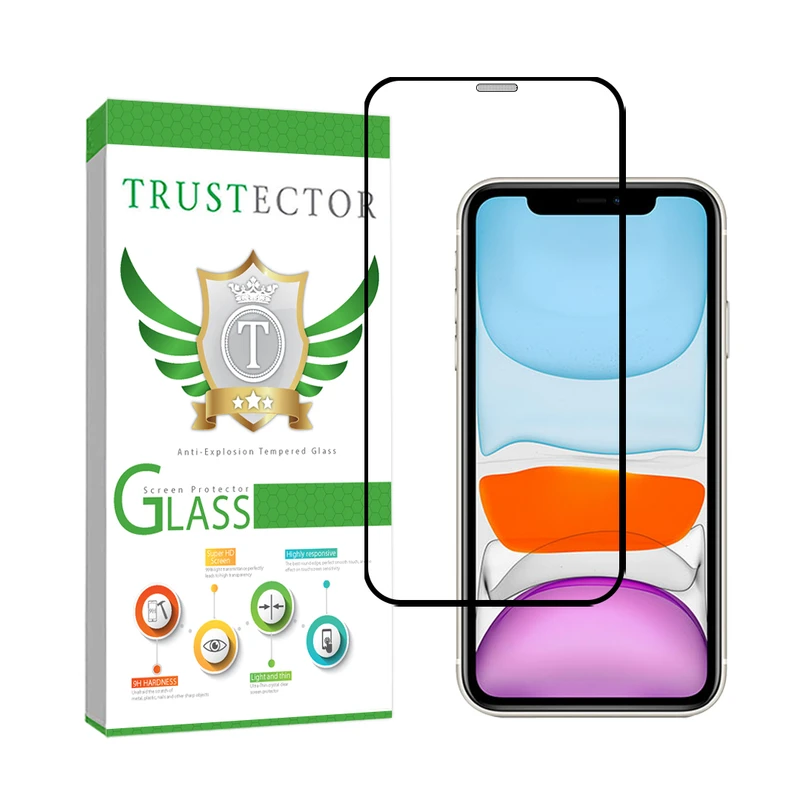 محافظ صفحه نمایش تراستکتور مدل DSUPERT مناسب برای گوشی موبایل اپل iPhone 11 / XR