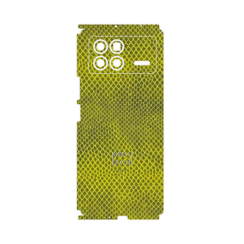 برچسب پوششی ماهوت مدل Yellow Snake Skin-FullSkin مناسب برای گوشی موبایل شیائومی Mix Fold 3