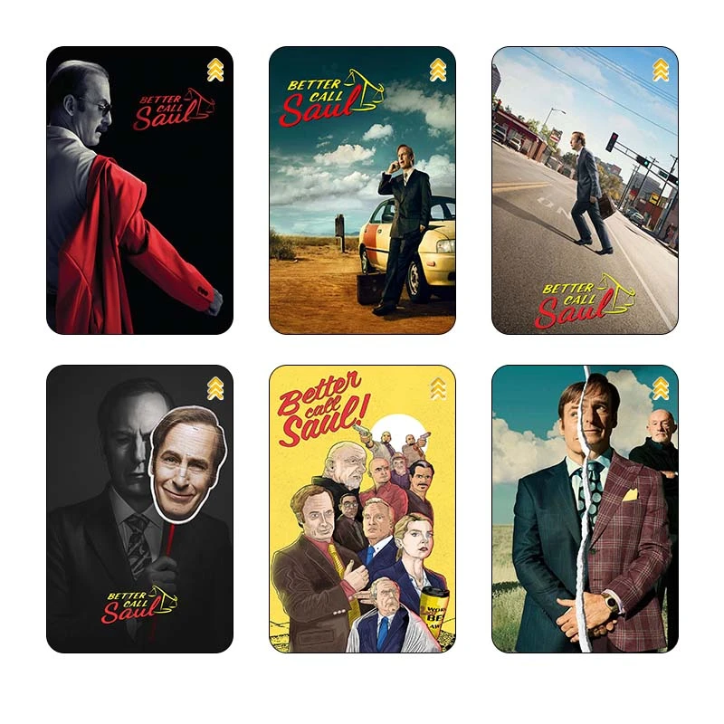 استيکر کارت کارنيکا طرح بهتره با سول تماس بگیری Better Call Saul کد 62640 مجموعه 6 عددی