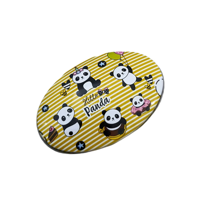 جعبه دکوری مدل قوطی فلزی طرح پاندا کد3