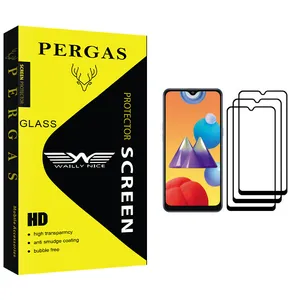 Waily Nice Pergas Glass Screen Protector For Samsung Galaxy M01s Pack Of 3