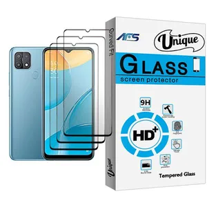 AFS Unique Glass MIX003 Screen Protector For Oppo A15 Pack Of 3