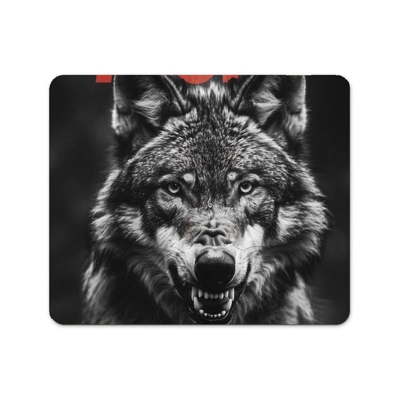 ماوس پد پاد آفرین طرح گرگ کد 622 سایز 19*24 سانتی متر