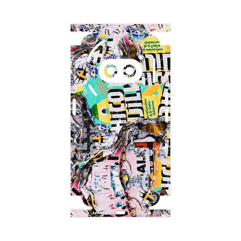 برچسب پوششی ماهوت مدل Collage of Teared Paper-FullSkin مناسب برای گوشی موبایل ناتینگ Phone 2a