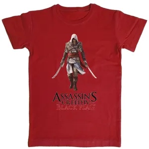 تی شرت آستین کوتاه بچگانه مدل آساسینز کرید تمام پبنه تریکو