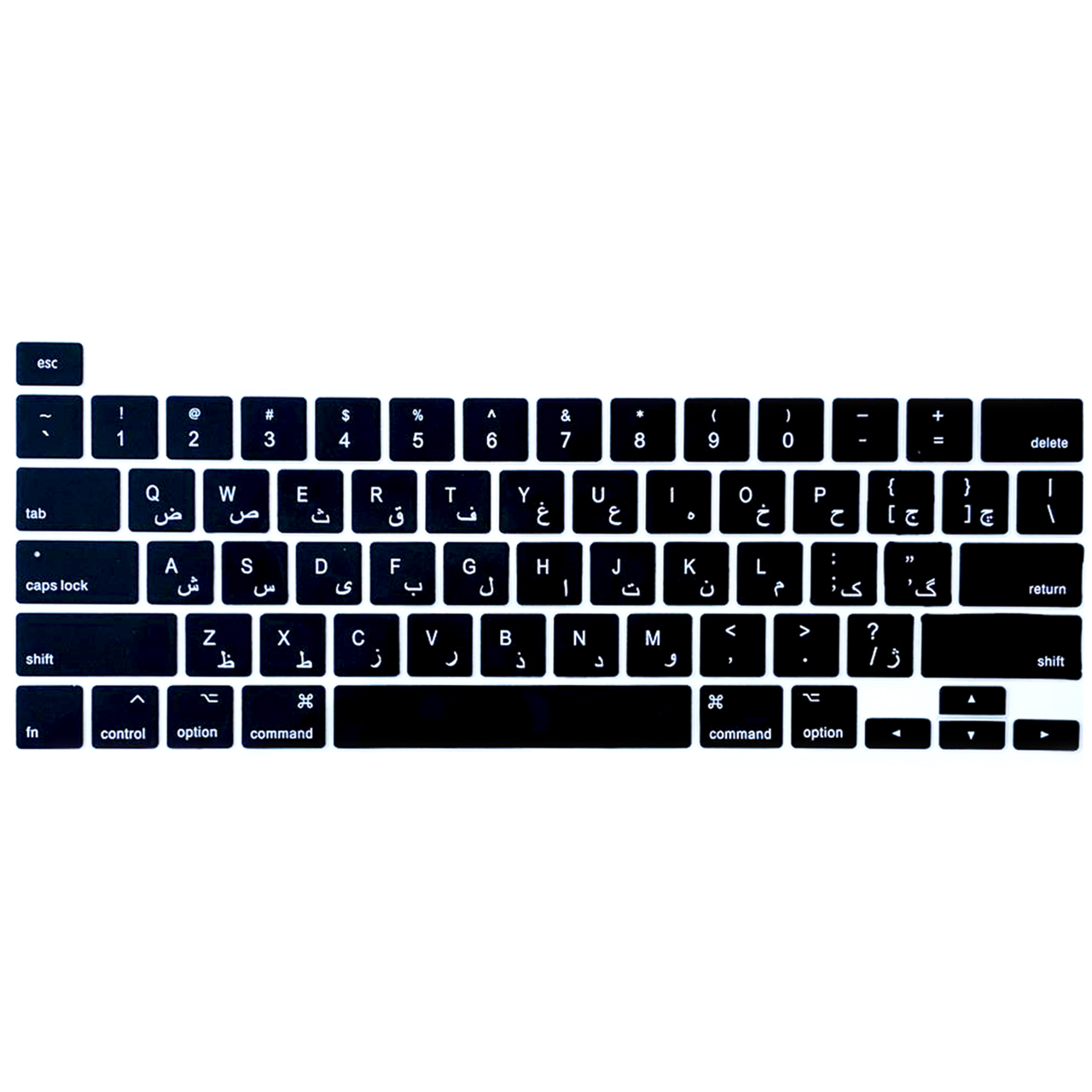 محافظ کیبورد حروف فارسی مدل 001 مناسب برای لپ تاپ اپل (MacBook Pro13 M1 (2020