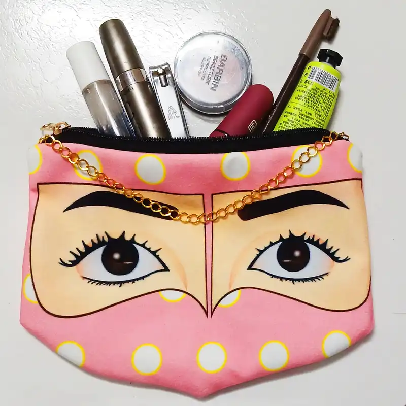 کیف لوازم آرایش زنانه مدل برقه