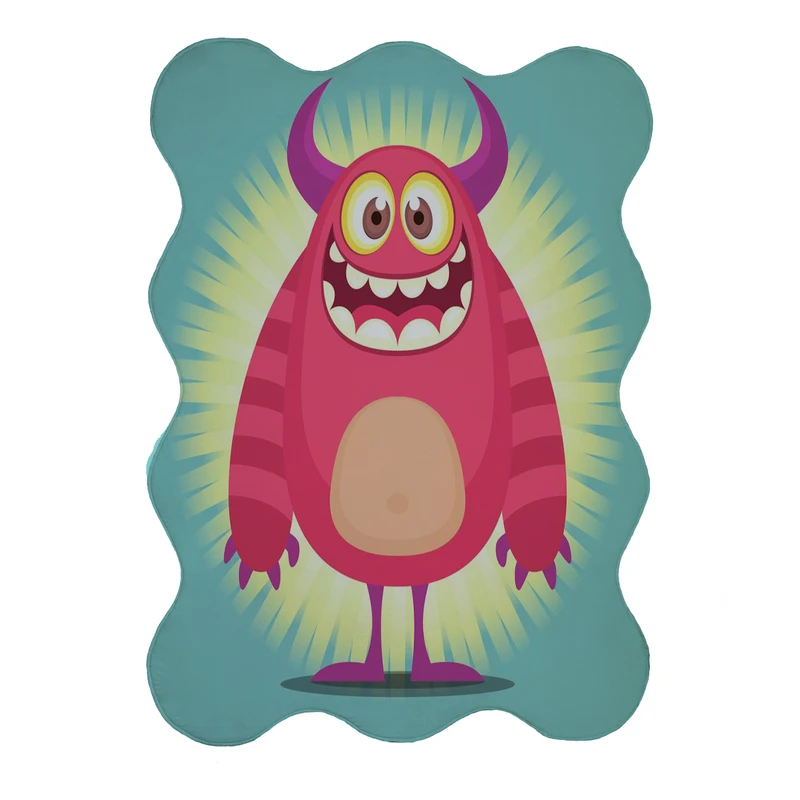 پادری مدل دالبر طرح کارتونی کد 8509 سایز 80x110 سانتی متر 