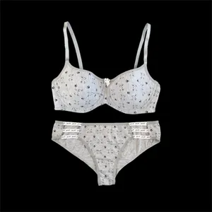 ست شورت و سوتین زنانه مدل فنردار ابری طرح گربه