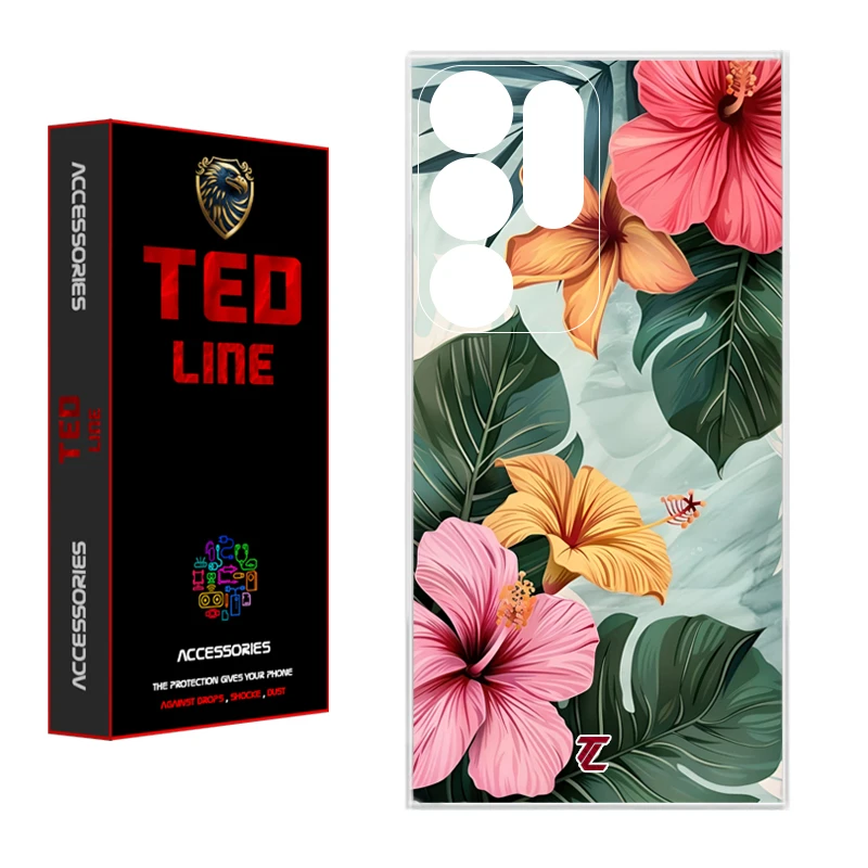 کاور تدلاین طرح گل کد 1142 مناسب برای گوشی موبایل سامسونگ Galaxy S25 Ultra
