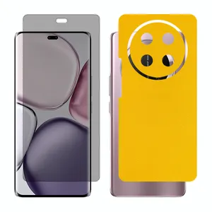 Glass Together model privacy screen protector suitable for Honor X9c mobile phone with back cover sticker