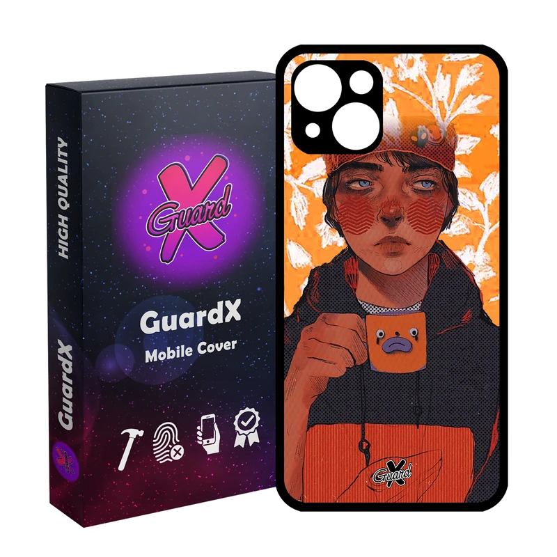 کاور گارد ایکس طرح Girl مدل Glass10319 مناسب برای گوشی موبایل اپل iPhone 13