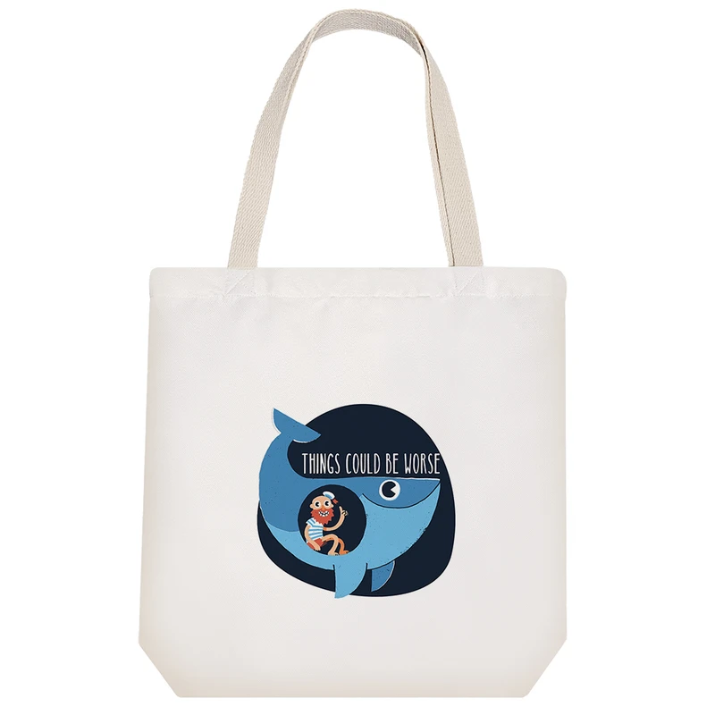 ساک خرید خندالو مدل Things Could Be Worse کد H1745