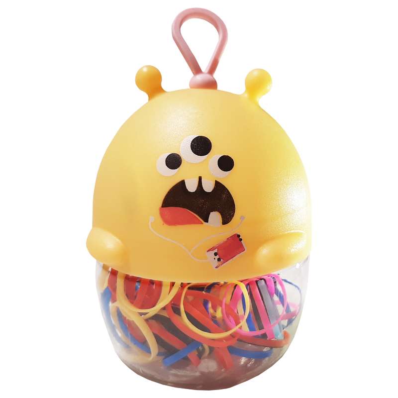 کش مو زنانه مدل چهل گیس هیولا کد sb-ylw بسته 130 عددی