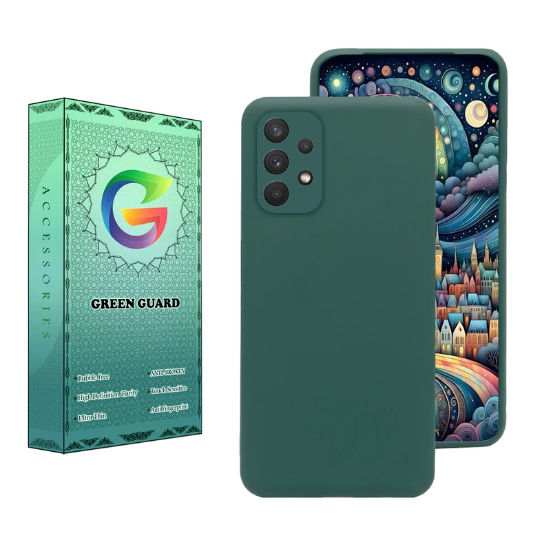 کاور گرین گارد مدل Kygo طرح سیلیکونی مناسب برای گوشی موبایل سامسونگ Galaxy A32 4G 