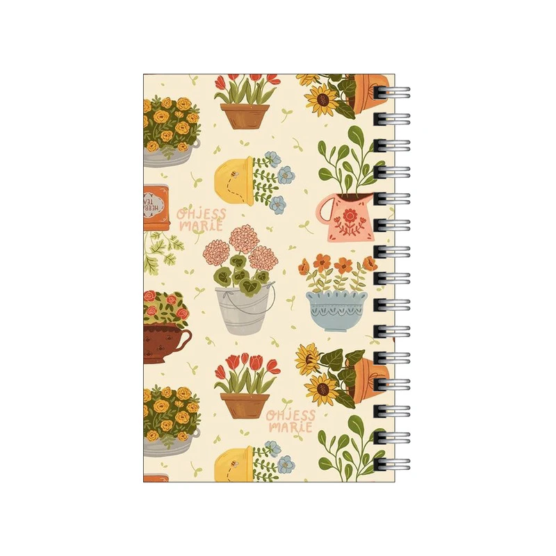 دفترچه یادداشت مدل to do list طرح گلدان گل کد 4551060